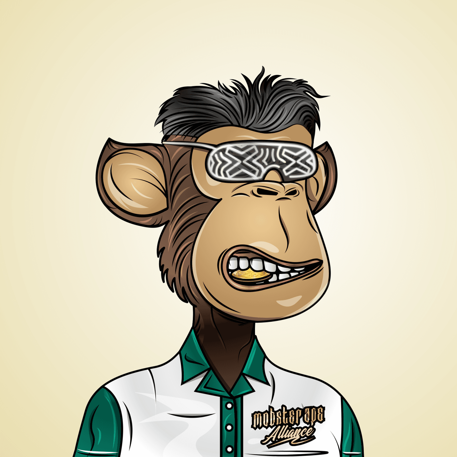 Gangsta Ape Clubs #3720