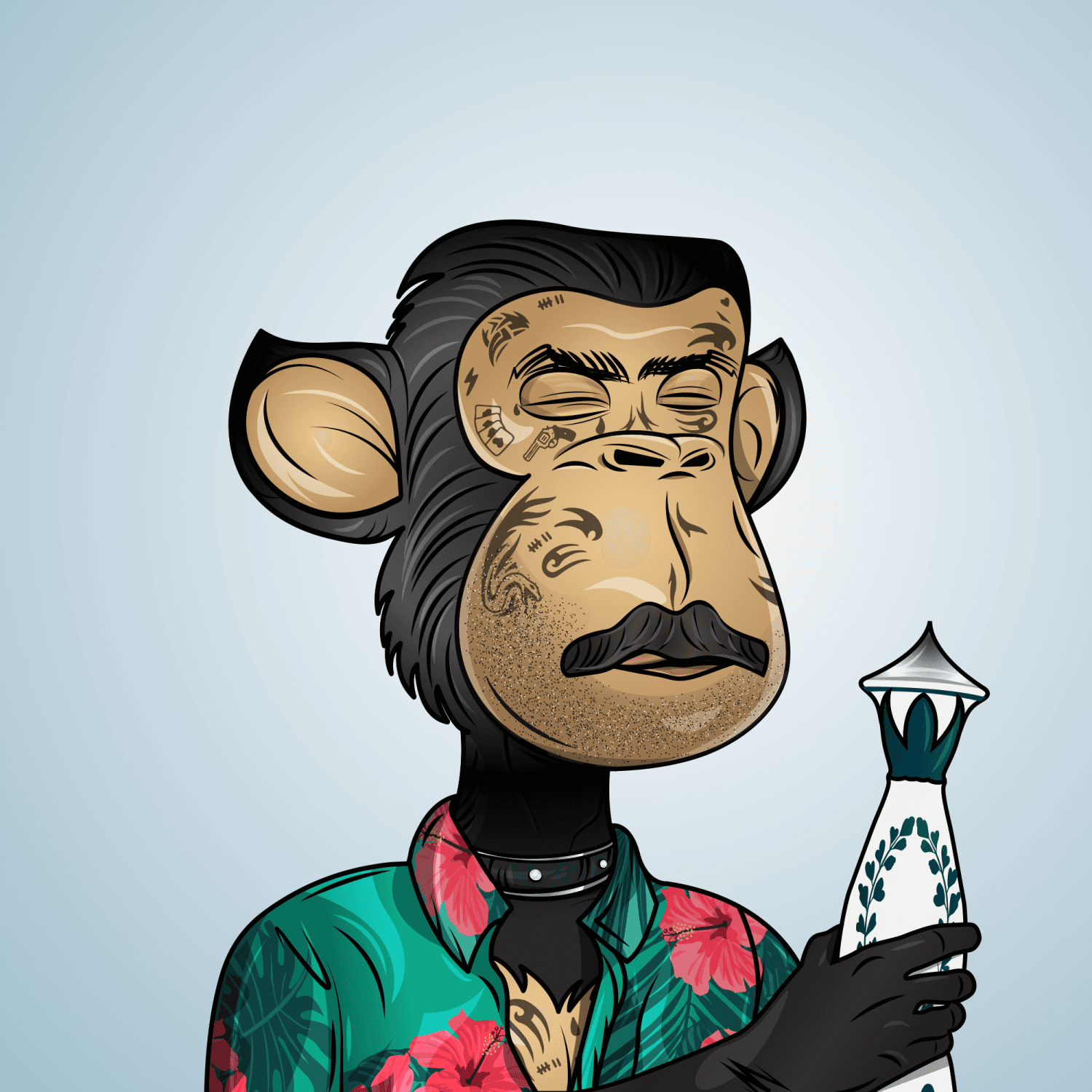 Gangsta Ape Clubs #3734
