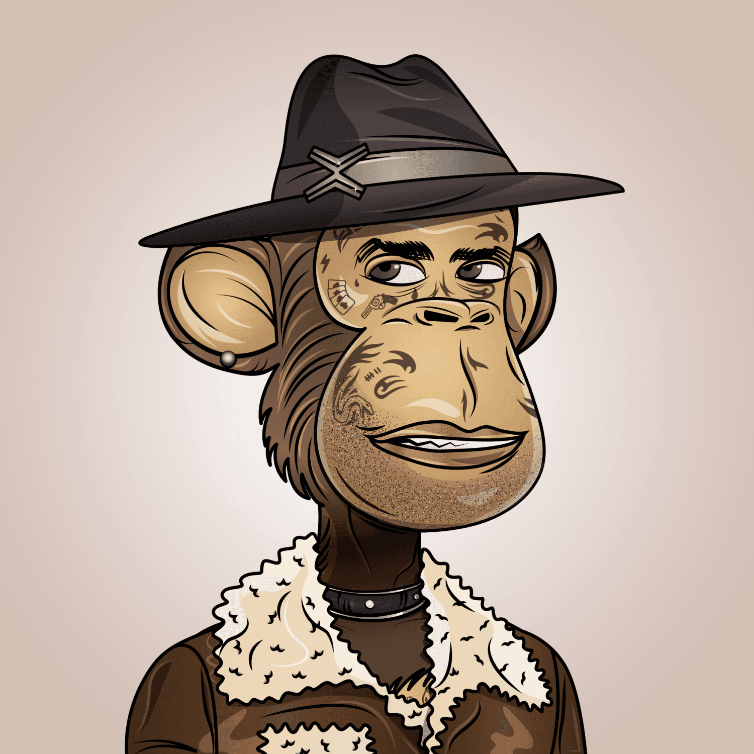 Gangsta Ape Clubs #3736