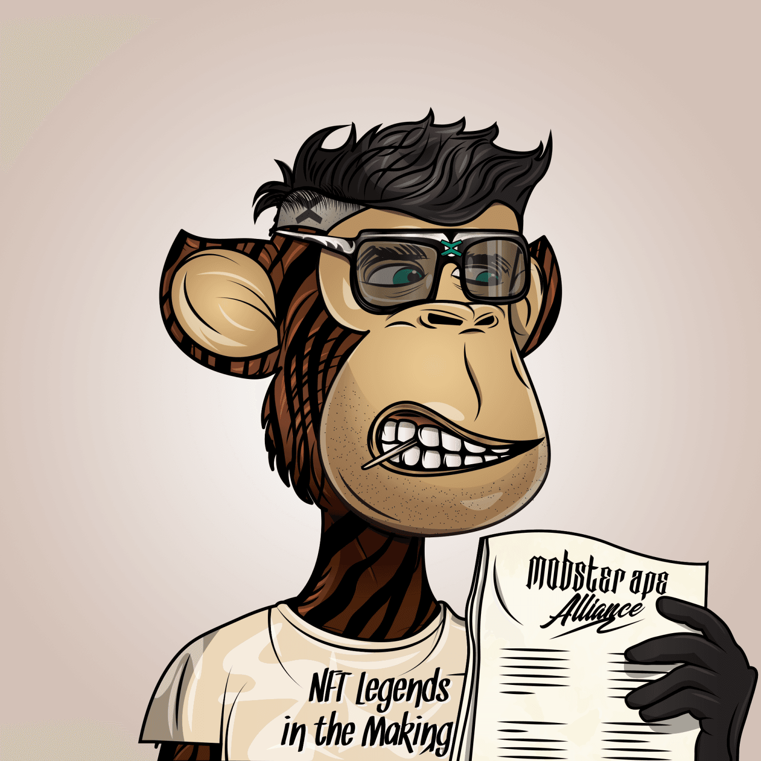 Gangsta Ape Clubs #3737