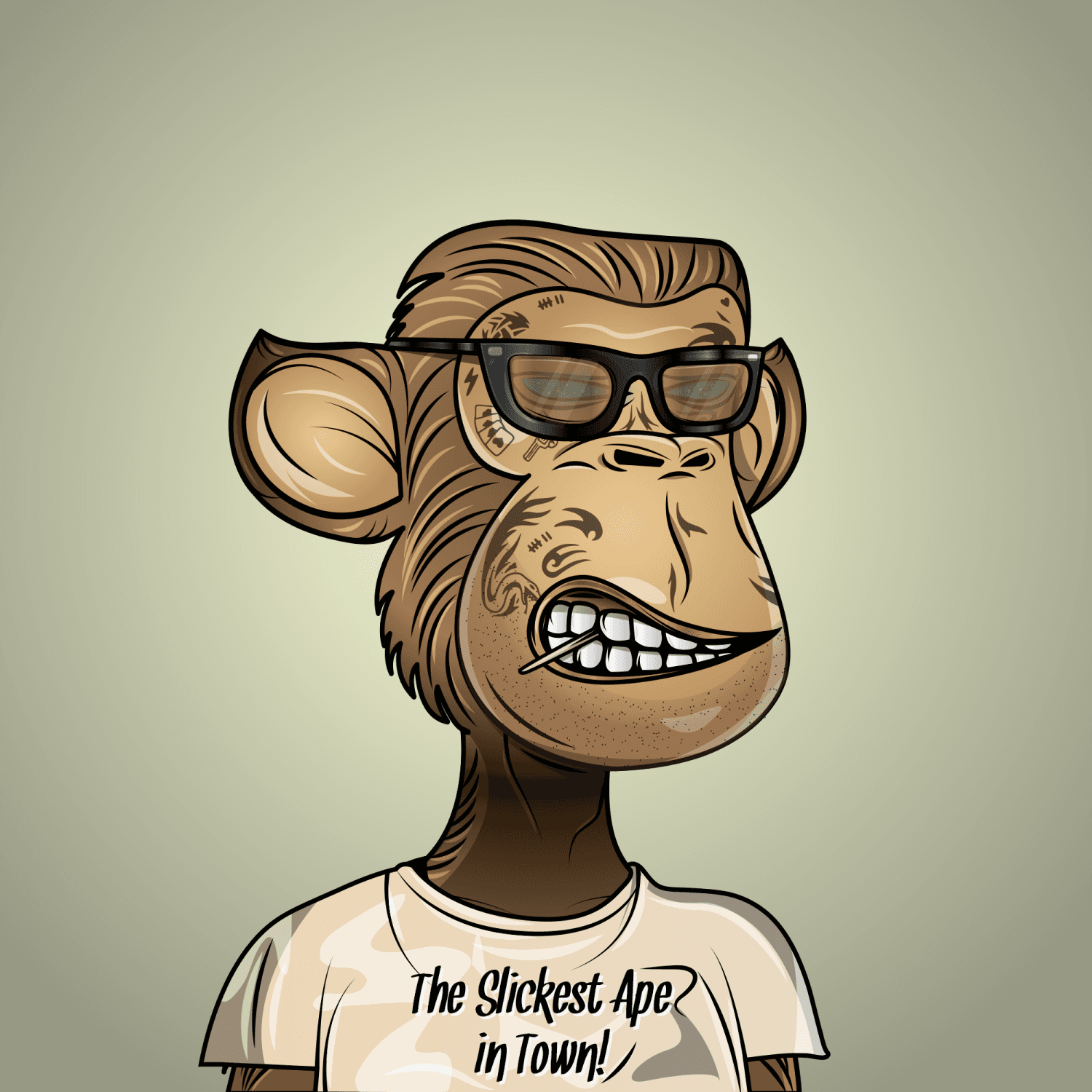 Gangsta Ape Clubs #3739