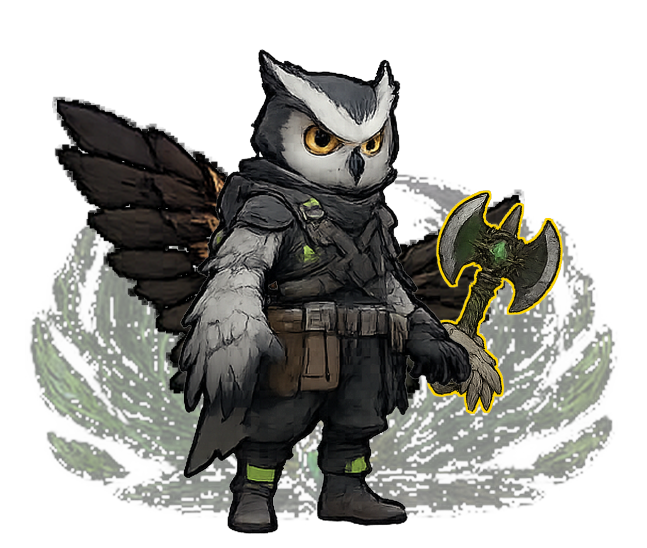 Owl Violet #041