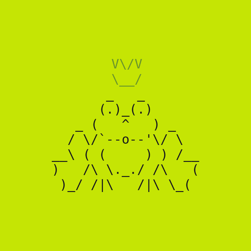ASCII Frog #3303