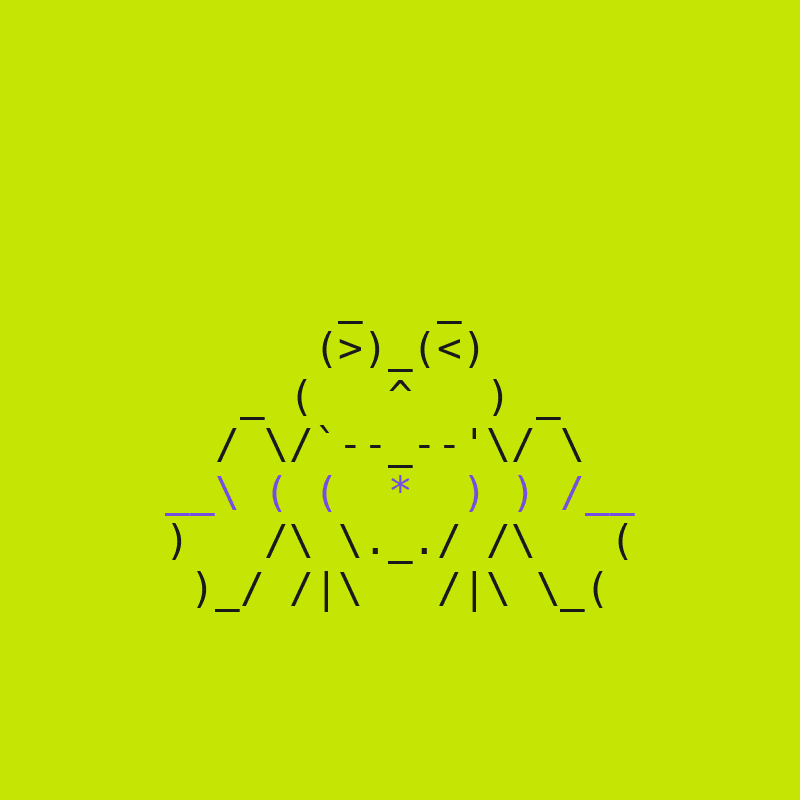 ASCII Frog #3305