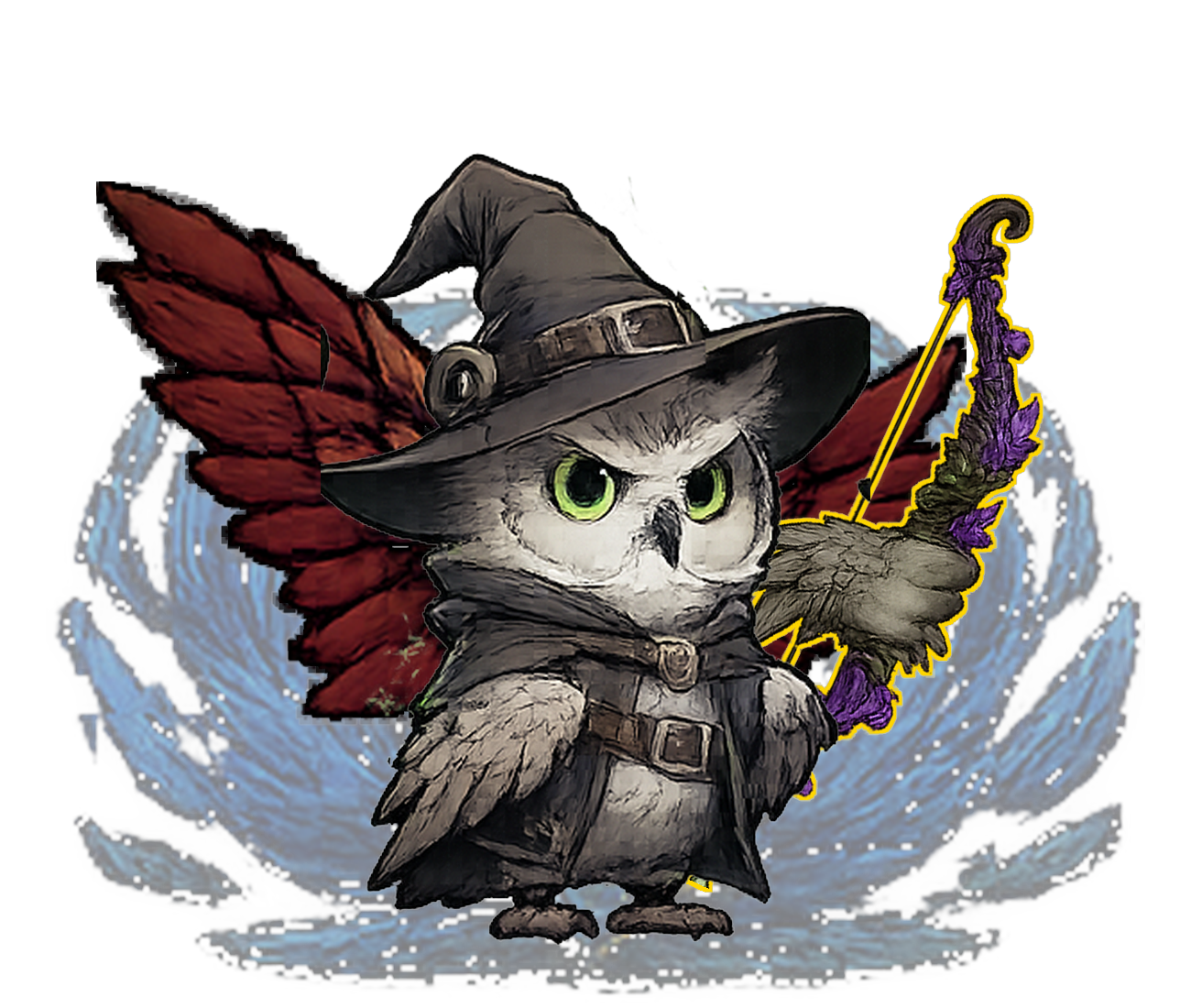 Owl Violet #022