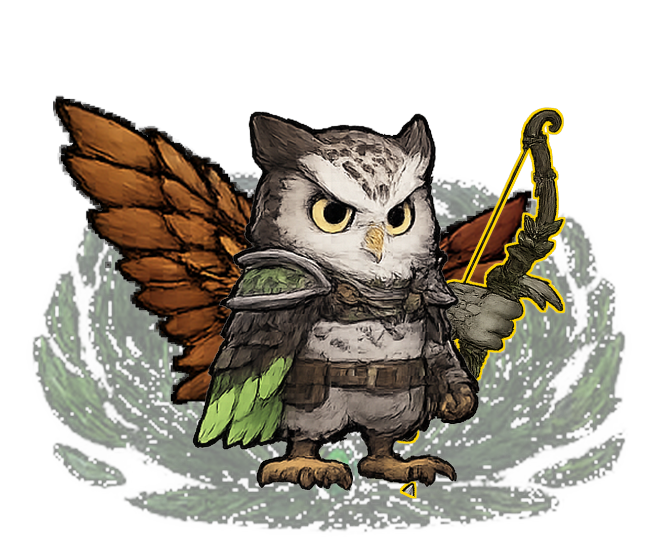 Owl Violet #044