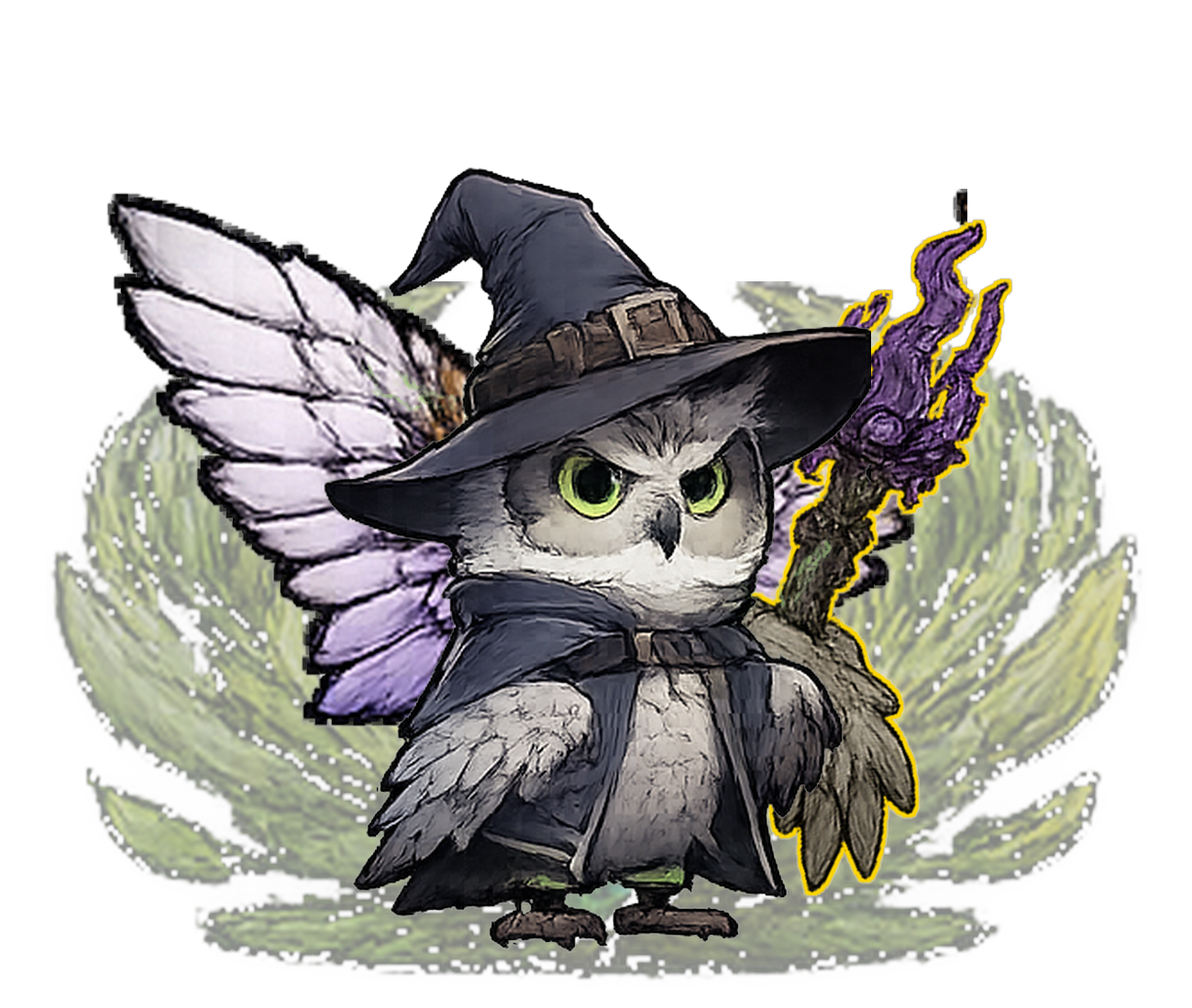 Owl Violet #045