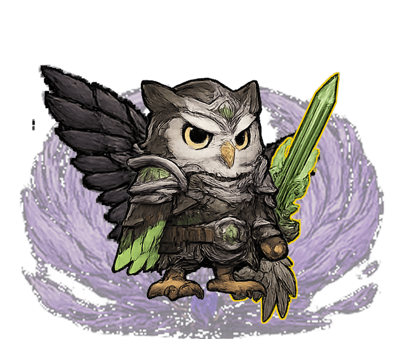 Owl Violet #046