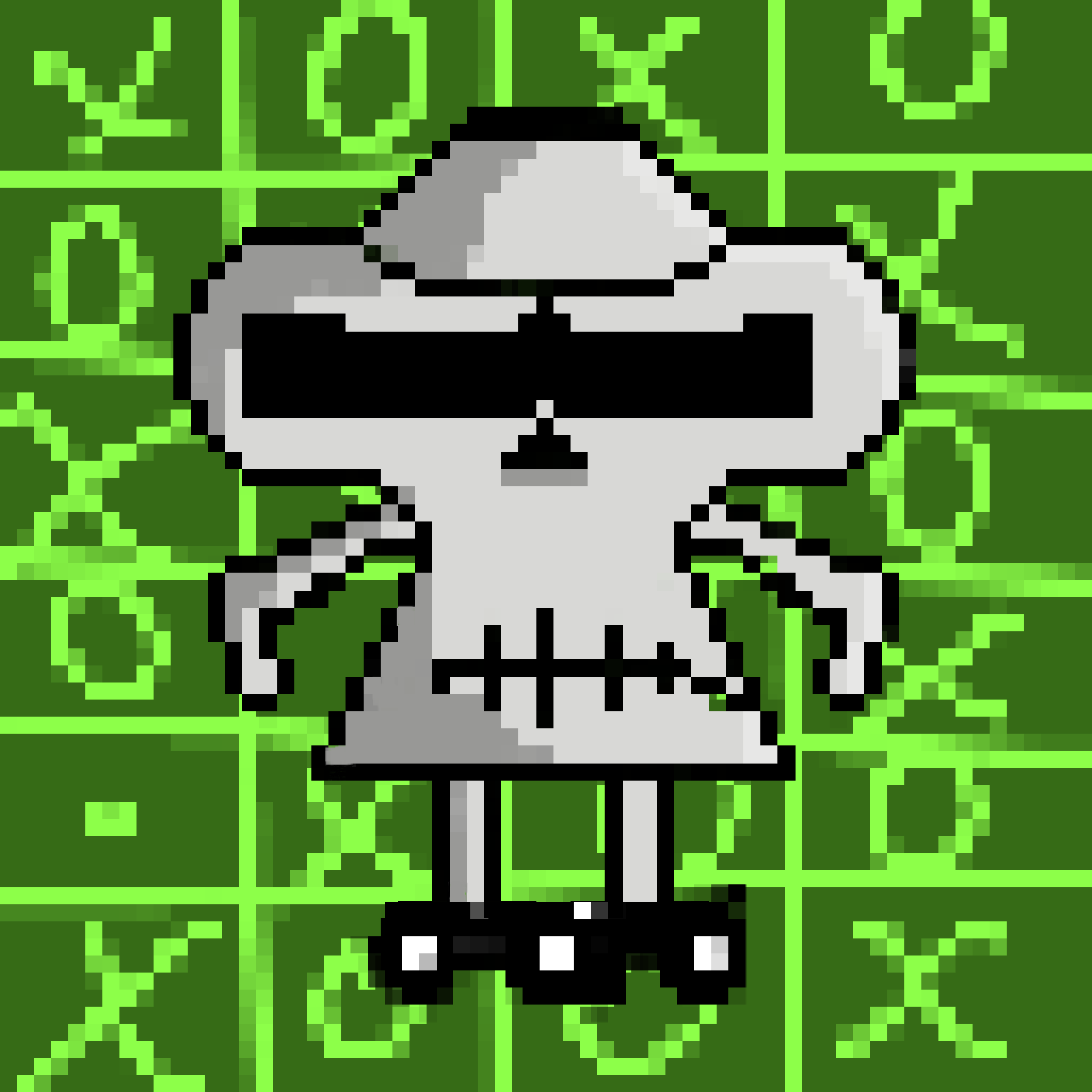 MOJI SKULL STOCKS #2470