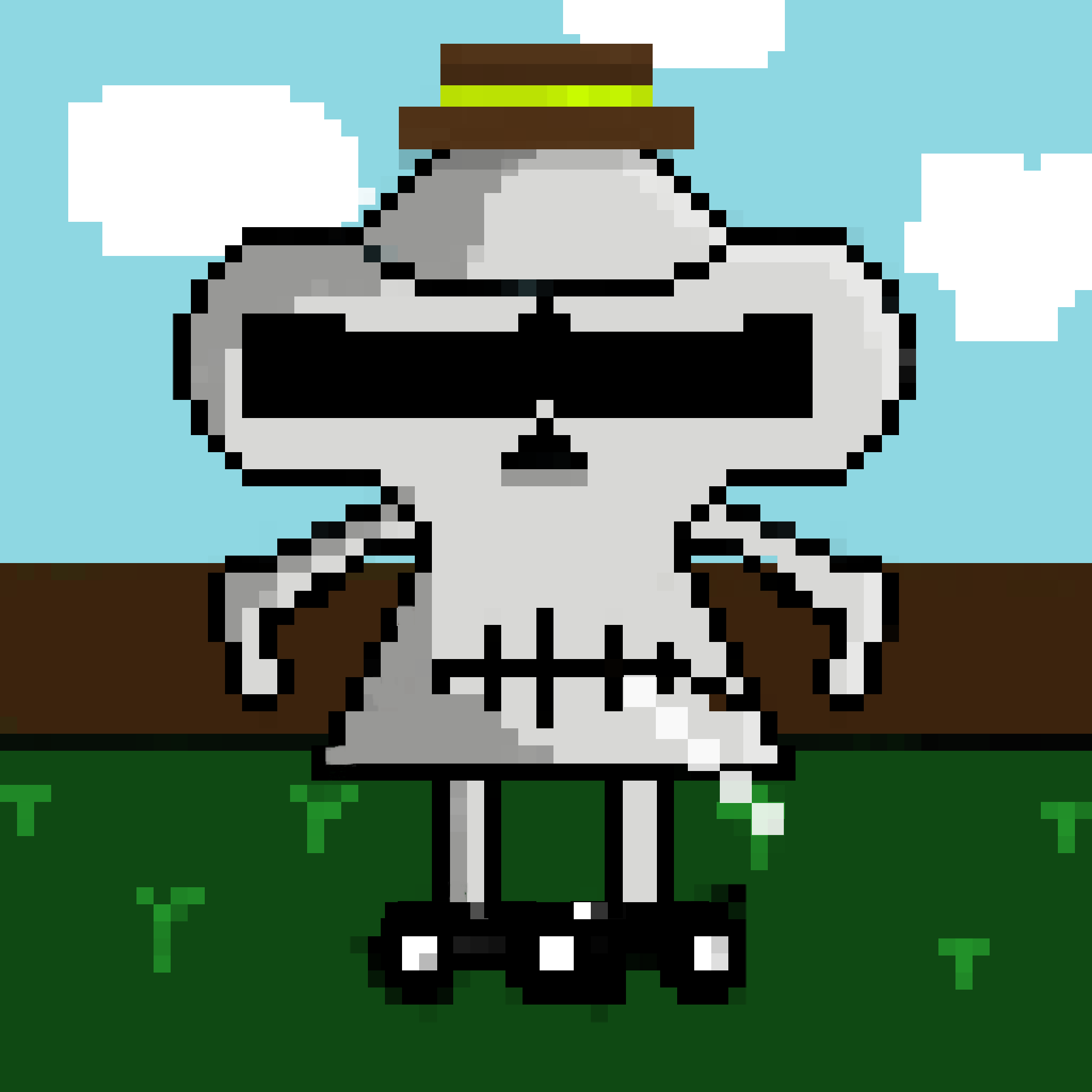 MOJI SKULL STOCKS #2609