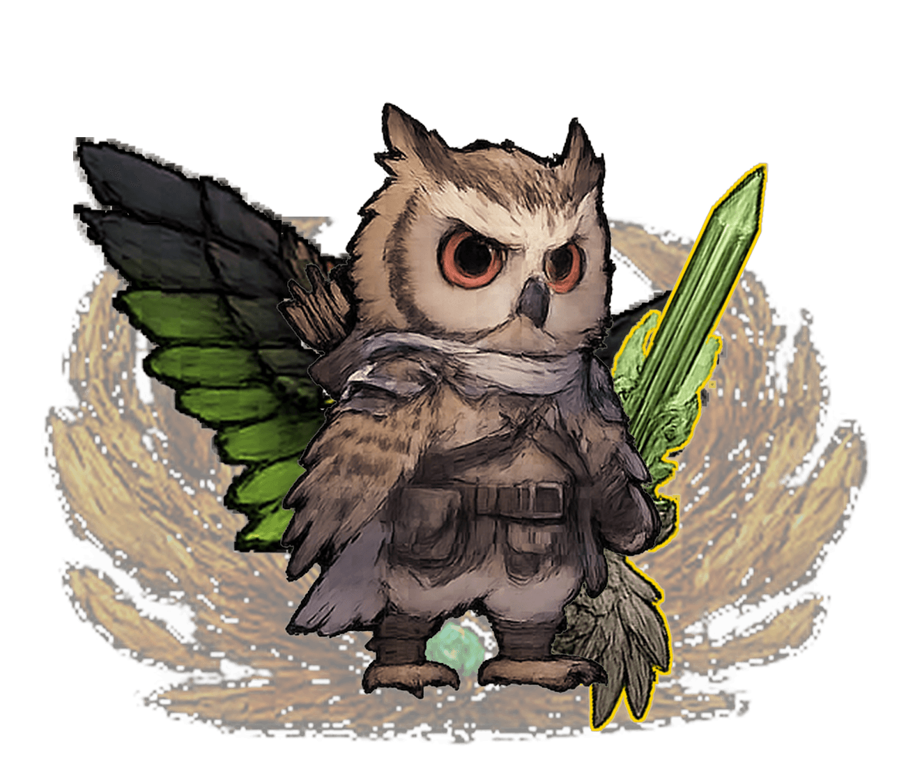 Owl Violet #057