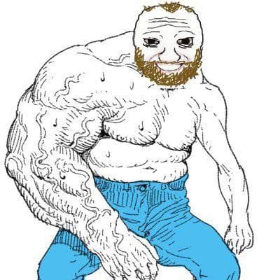 Jerking Giga Arm Man