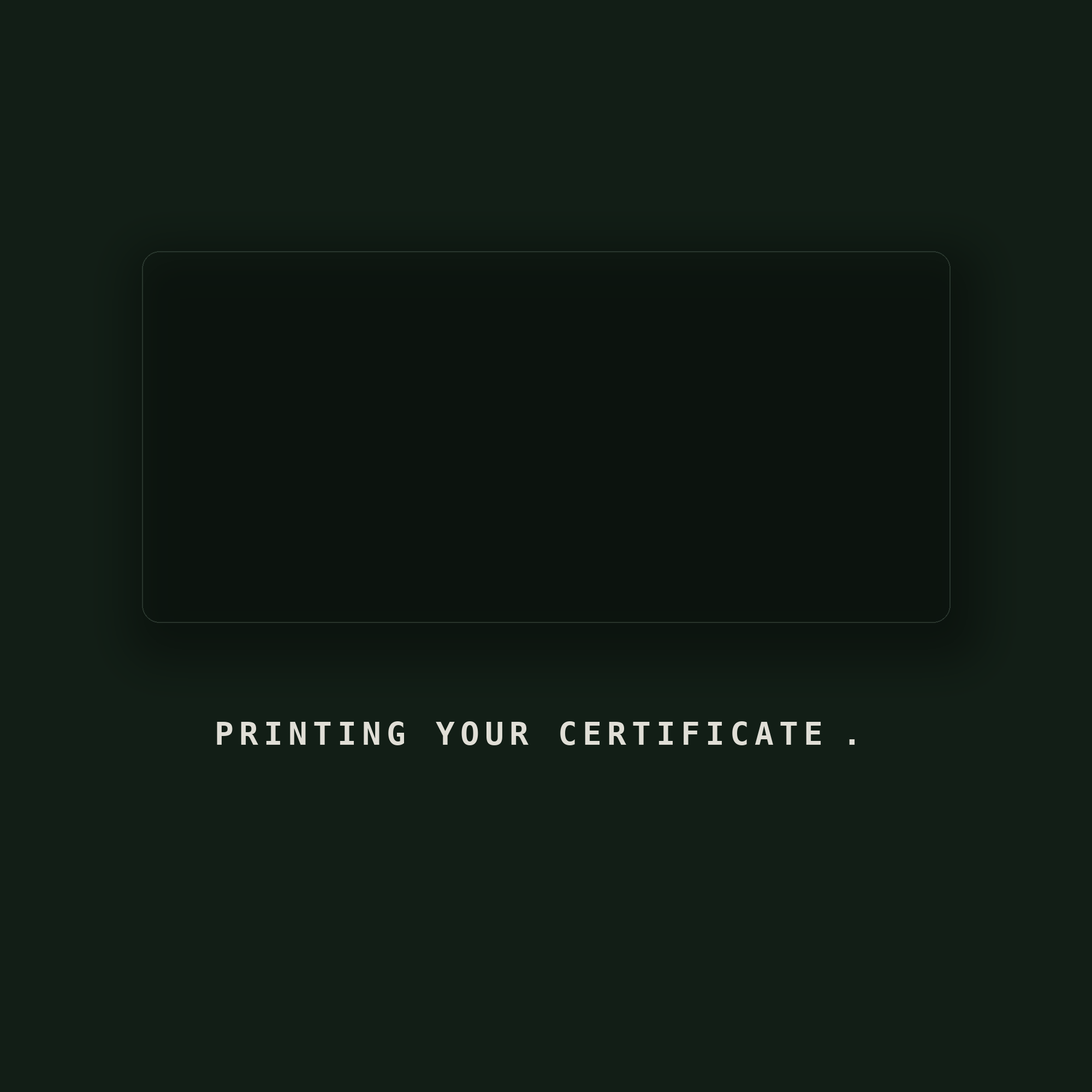 Printing POH..