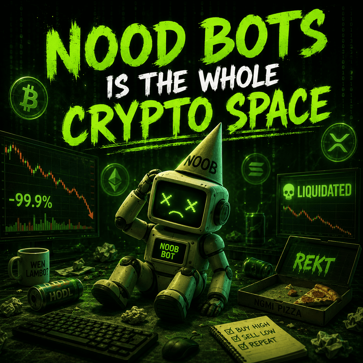 Noob Bots on Crypto Space