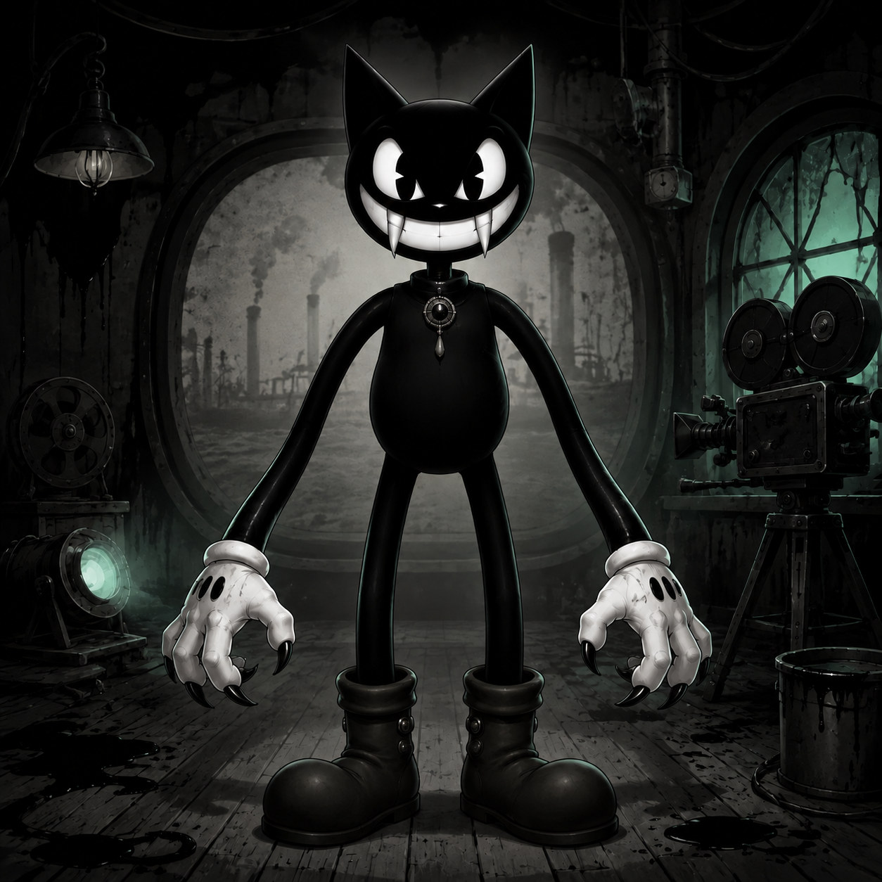 ANTIDIGI #295 — Midnight Cartoon Cat