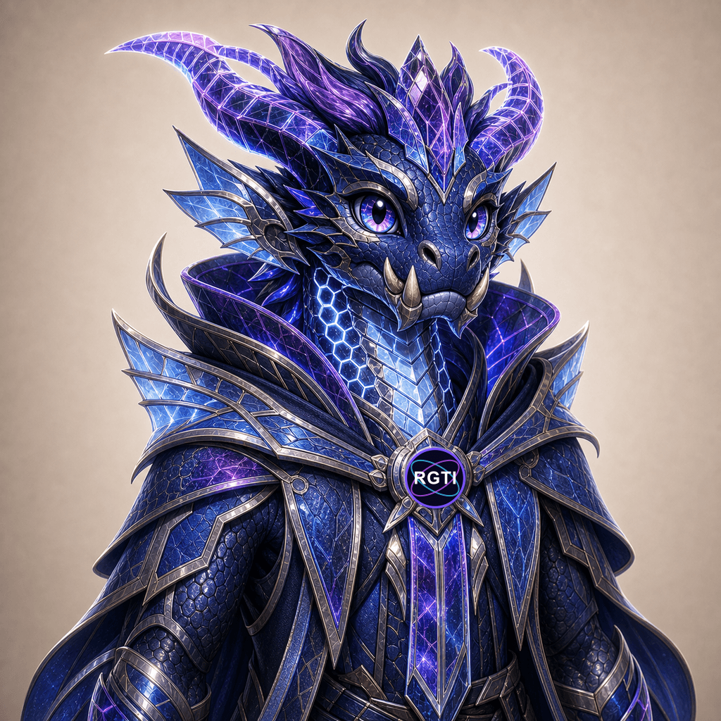 Stockmon #034 — Midnight blue Velocity Raptor 034
