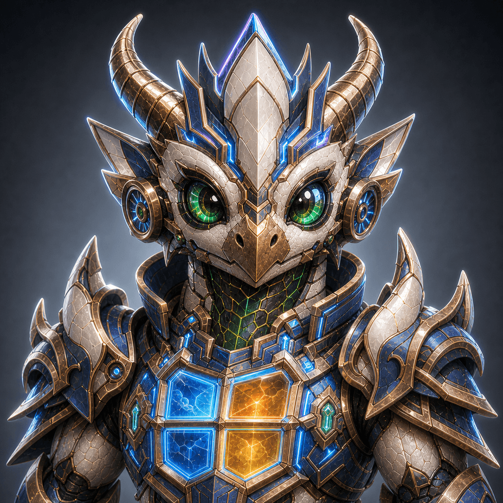 Stockmon #056 — Ivory Copper Manticore 056