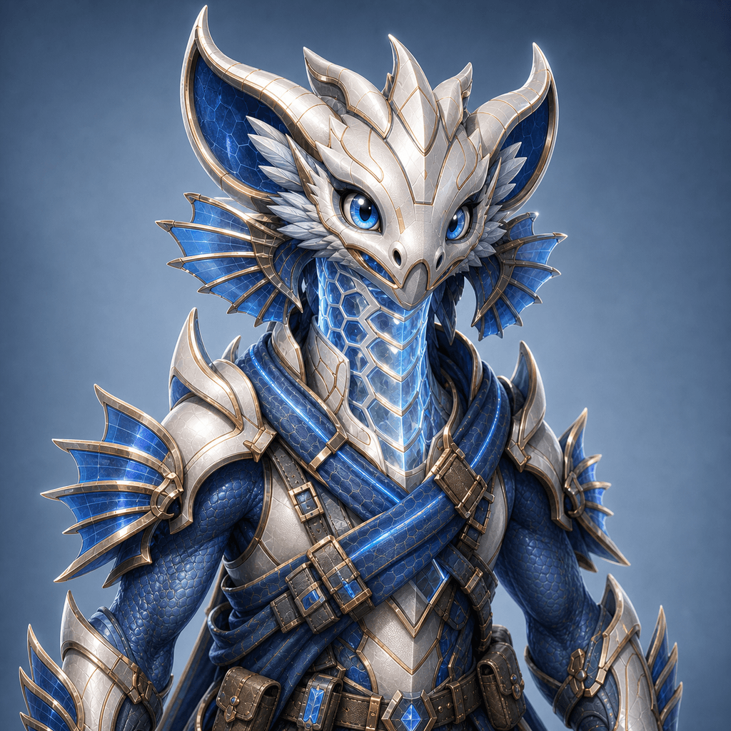 Stockmon #090 — Cobalt Cloud Ramdragon 090
