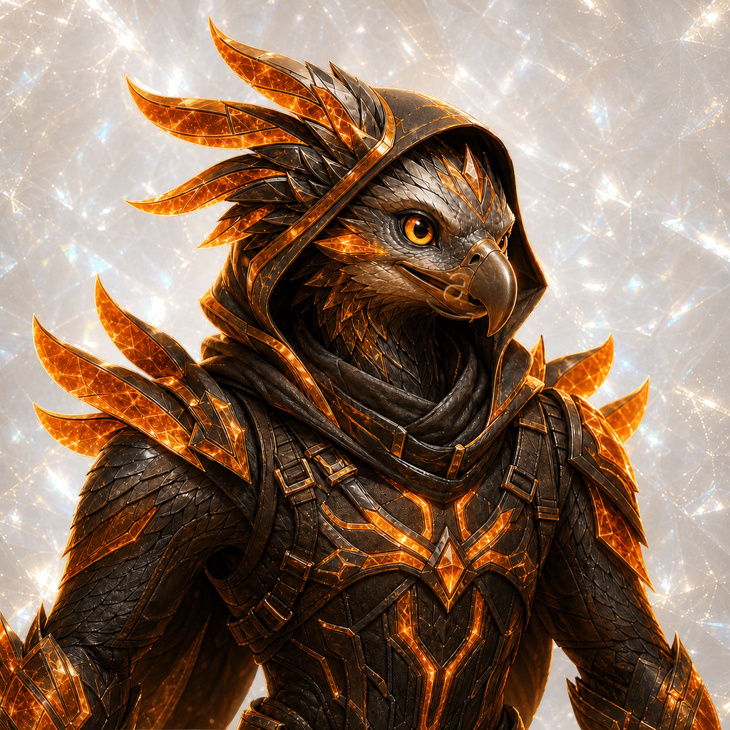 Stockmon #106 — Amber Courier Gryphon
