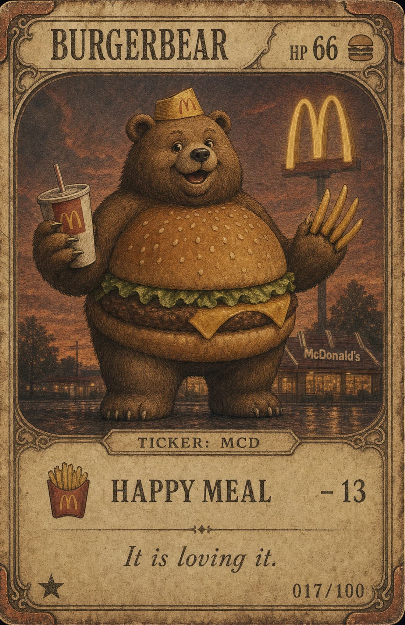 Burgerbear #4/100