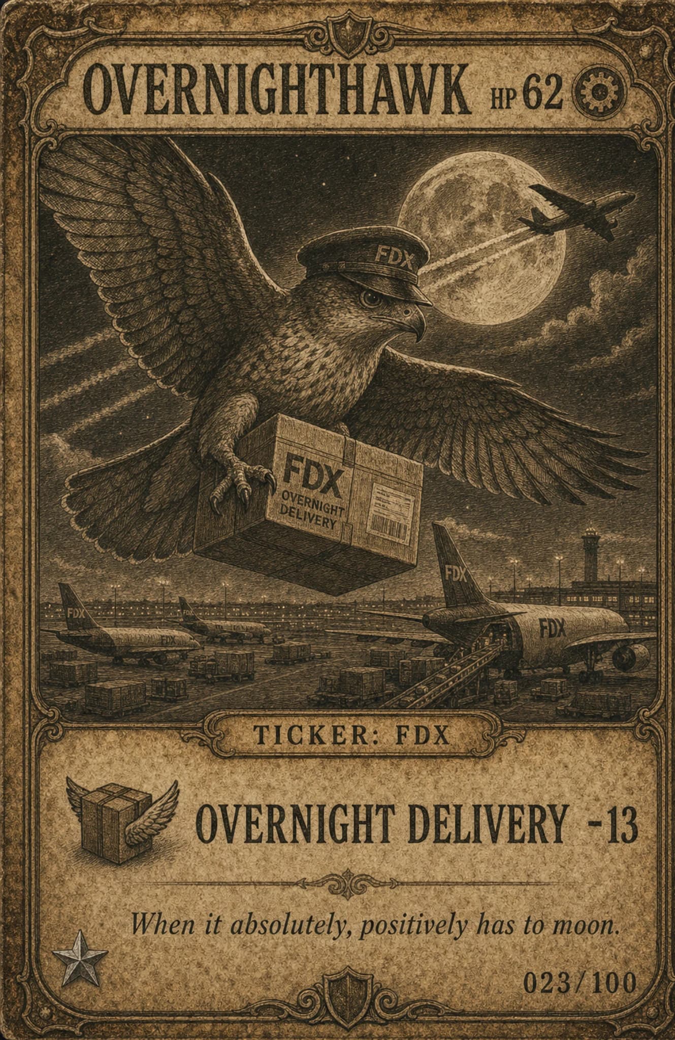 Overnighthawk #8/100