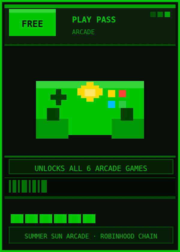 Arcade Play Pass #1